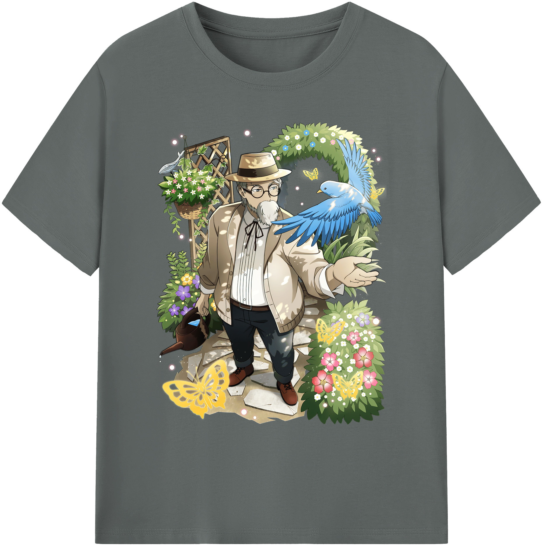 （画像用） 文豪ストレイドッグス Bungo Stray Dogs 綿100％ メンズ半袖Tシャツ｜肌触りやわらか＆通気性